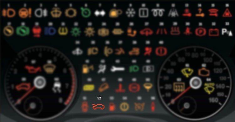 <p>52. MOTOR KAPUTUNUN AÇIK OLDUĞUNU GÖSTEREN UYARI IŞIĞIDIR</p>