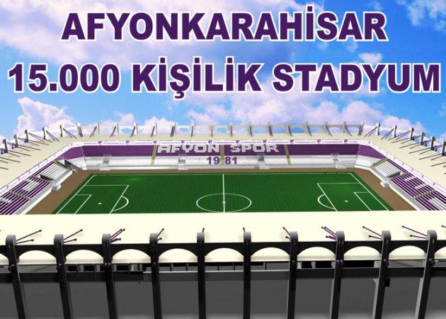<p>Afyonkarahisar Stadı tamamlandığında bu görünüme kavuşacak.</p>