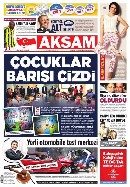 <p><span style="color: #ffcc00;"><strong>Gazetelerin gündeminde Beşir Atalay'ın Köşk açıklamaları ve paralel yapıyla ilgili iddialar var. Star gazetesi ise yazar Gürbüz Özaltınlı'nın Erdoğan ve sol içerikli röportajını manşetine taşıdı.</strong></span></p>