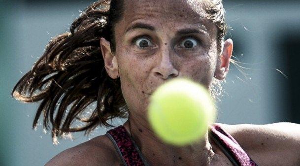 <p>Anadolu Ajansı Gözüyle 2014: "TEB BNP Paribas İstanbul Cup" Uluslararası Kadınlar Tenis Turnuvası, Koza World of Sports Arena'da yapıldı. Final maçında, Danimarkalı tenisçi Caroline Wozniacki rakibi İtalyan tenisçi Roberta Vinci (fotoğrafta) ile karşılaştı. 20.7.2014 (Berk Özkan - Anadolu Ajansı)</p>
<p> </p>