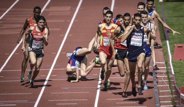 <p>Anadolu Ajansı Gözüyle 2014: İsviçre'nin Zürih kentinde organize edilen 22. Avrupa Atletizm Şampiyonası'nda erkekler 1500 metre final yarışında bazı sporcular dengesini kaybederek düştü. 17.8.2014 (Mustafa Yalçın - Anadolu Ajansı)</p>

<p> </p>
