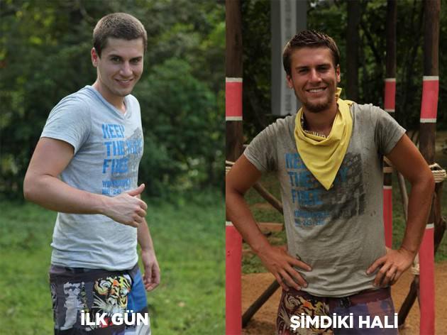 Survivor &Uuml;nl&uuml;ler G&ouml;n&uuml;ll&uuml;ler yarışmasında artık viraja giriliyor. İğne ipliğe d&ouml;nen yarışmacılardaki fiziki sadece bununla kalmadı. Erkeklerin sa&ccedil; ve saklları birbirine karışırken kadın yarışmacıların bakımsızlıkları da dikkat &ccedil;ekiyor.