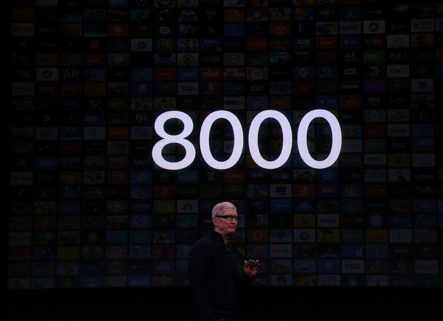 <p>Tim Cook Apple TV'de bir yıl içerisinde 8000 uygulama olduğunu açıkladı.</p>
