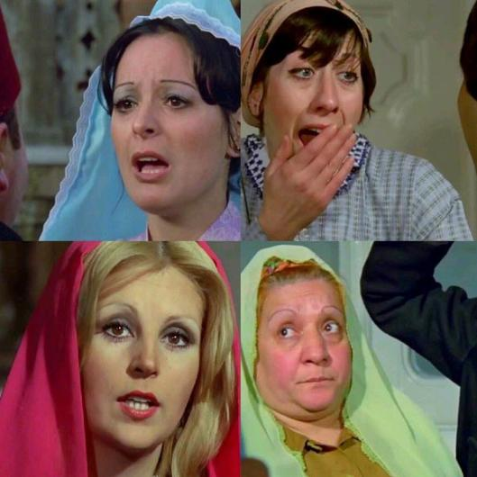 <p>"Süt Kardeşler"... Sempatik yüzü kocaman gözleri ile Yasemin Esmergül Hanım eksik ama Şevket Abimizin eşi Jale Altuğ, Ayşen Gruda, Hale Soygazi ve Adile Naşit filmin kadın oyuncuları</p>
