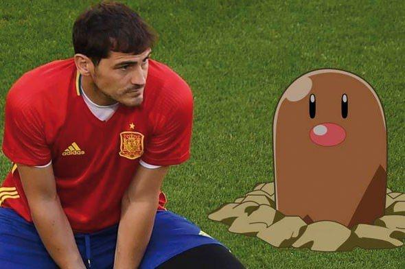 <p>Iker Casillas - Diglett</p>