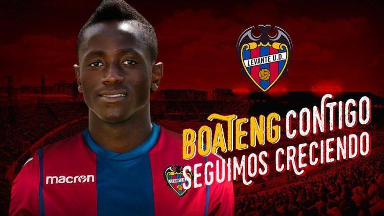 <p>Emmanuel Boateng</p>
<p>La Liga'nın yeni ekiplerinden Levante, Moreiense'den Emmanuel Boateng'i transfer etti.</p>
