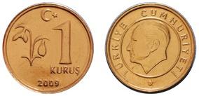 <p>1 kuruş maliyetinin 1,92 kuruş olması sebebiyle tedavülden kalkmıştır.</p>
