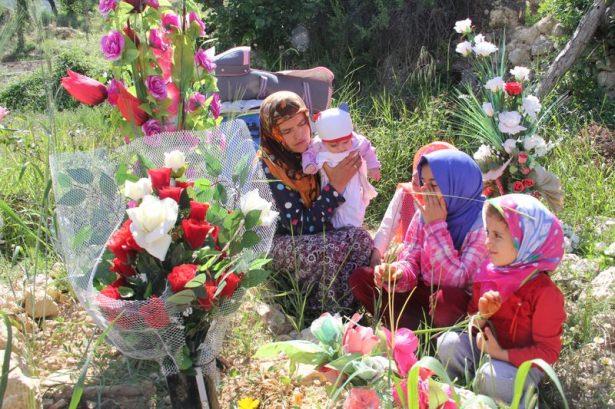 <p>Kabir ziyaretinde Ömer Asaf'a, "Babanın evi bundan sonra burası, şehitler ölmez, buradan cennete kapı açılacak" dediklerini Kızılca, bunun üzerine torununun mezarda babasının aç kalmasından endişe etmeye başladığını söyledi.</p>