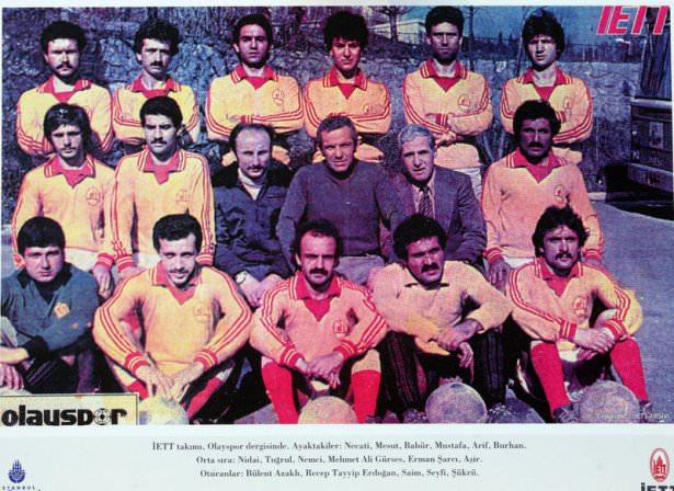 <p>İETT takımı Olayspor dergisinde.</p>