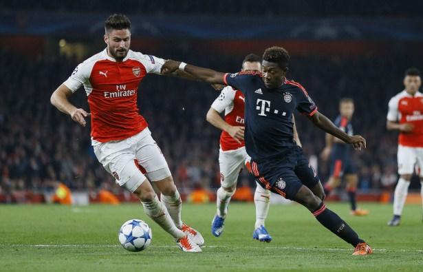 <p>UEFA Şampiyonlar Ligi 3. maç haftasında Arsenal ile Bayern Münih karşı karşıya geldi.</p>
