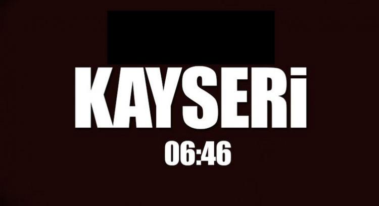 <p>Kayseri Bayram Namazı Saati</p>
<p>Bayram namazı saat kaçta kılınacak? - İstanbul Ankara İzmir ve il il 2017 Kurban Bayramı namaz saatleri</p>
