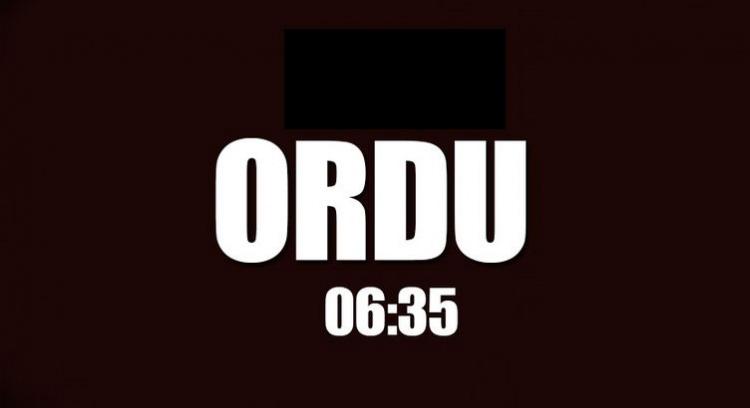 <p>Ordu Bayram Namazı Saati</p>

<p>Bayram namazı saat kaçta kılınacak? - İstanbul Ankara İzmir ve il il 2017 Kurban Bayramı namaz saatleri</p>
