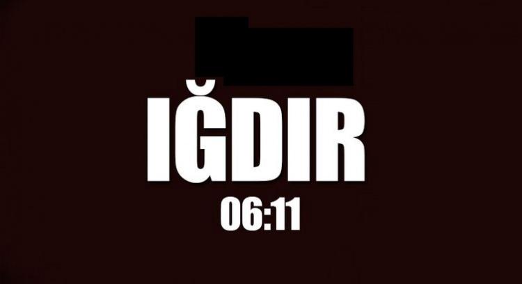 <p>Iğdır Bayram Namazı Saati</p>

<p>Bayram namazı saat kaçta kılınacak? - İstanbul Ankara İzmir ve il il 2017 Kurban Bayramı namaz saatleri</p>
