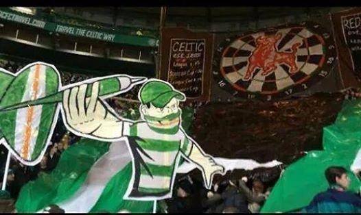 <p>Celtic<br />
Celtic taraftarları, UEFA Avrupa Ligi'nde karşılaştıkları Salzburg maçında bu koreografiye imza attılar.</p>