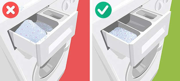 <p>Çamaşır makinenizde sadece çamaşır makinesi deterjanları kullanın. </p>
