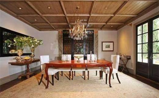 <p>Heidi Klum Model Heidi Klum ve yakında zamanda boşandığı eşi şarkıcı Seal ile yaşadıkları Beverly Hills’deki villalarını 2011’de 7 milyon dolara satmışlardı. Evde çift taraflı şömine bir yemek odası bulunuyor.</p>
