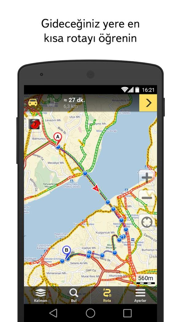 <p><strong>Google Maps </strong><br />
<br />
Haritalar uygulamasında gezinmek de pilin azalmasına neden oluyor.</p>
