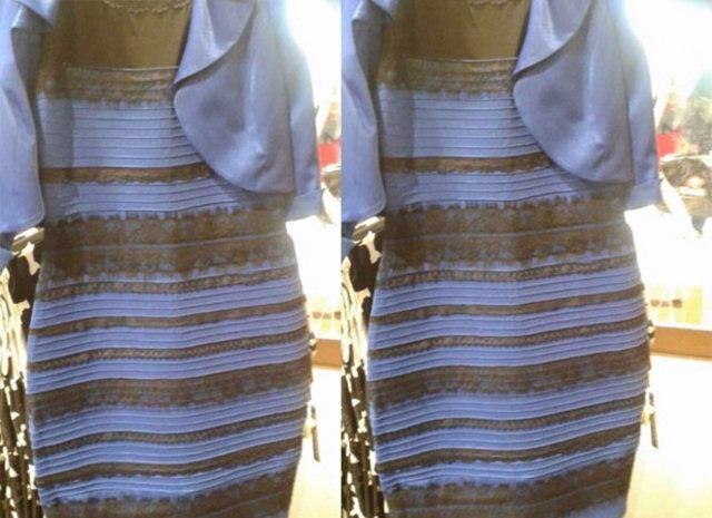<p>Sosyal medyayı ikiye bölen fotoğraflardan biri de geçmişte paylaşılan elbise fotoğrafıydı. Bir kesim elbiseyi mavi-siyah gördüğünü iddia ederken, diğer kesim bambaşka bir şeyi iddia ediyordu.</p>
