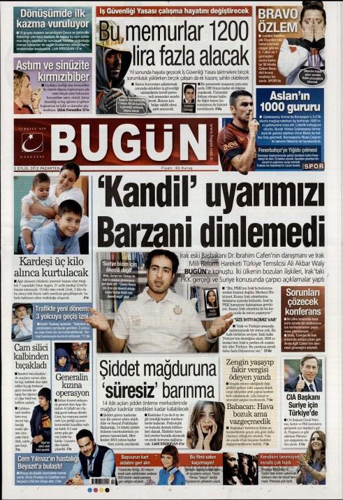Bugün yine yüreklerimizi dağlayan, ciğerimizi yakan bir haber geldi. Şırnak'ın Beytüşşebap ilçesinde PKK'lı teröristler askeri üsse saldırdı. Bu saldırıda 9 güvenlik görevlisi şehit olurken 8 güvenlik görevlisi de yaralandı. Olayın 2 Eylül saat 22:00'de gerçekleşmesinden dolayı neredeyse gazetelerin tamamı bunu okuyucularıyla paylaşamadı. Sadece bir gazete hariç...