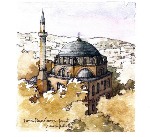 <p><strong>PERTEV PAŞA CAMİSİ</strong><br />
<br />
İzmit kent merkezinde yer alan cami. kervansaray, hamam, imaret ve sıbyan mektebi ile birlikte külliye içinde ön plana çıkmaktadır. Külliyenin kervansaray ile imareti ortadan kalkmış ve hamamın bazı kalıntıları kalmıştır. İyi durumda günümüze ulaşan cami düzgün kesme taşla örülmüştür. Tek kubbeli ve çift revaklı olan yapı, Yenicuma Camisi adıyla da tanınır. </p>

<p> </p>
