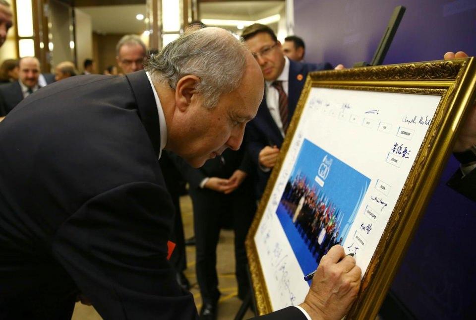 <p>Fransa Dışişleri Bakanı Laurent Fabius</p>
