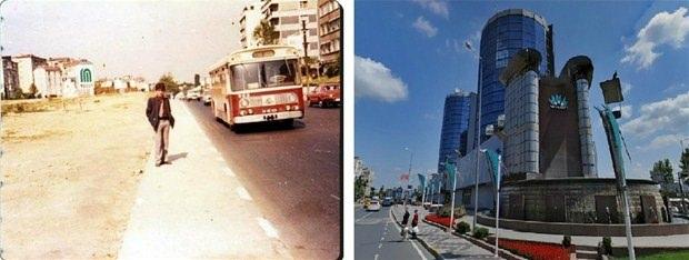 <p>Akmerkez'in bulunduğu arazi (1980'ler) ve şimdiki hali</p>
<ul>
</ul>
