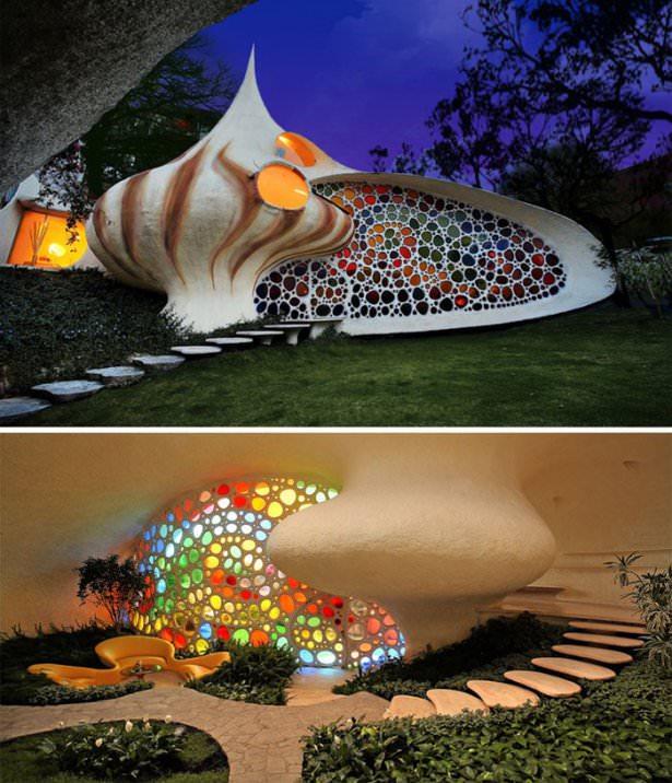 <p>Dev deniz kabuğu evi, Meksika</p>
