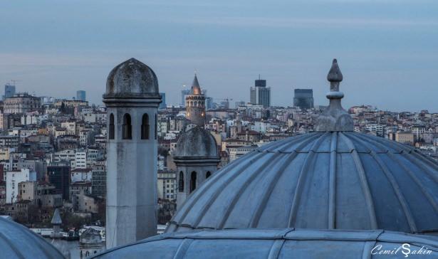 <p>Süleymaniye'den Galata Kulesi</p>
