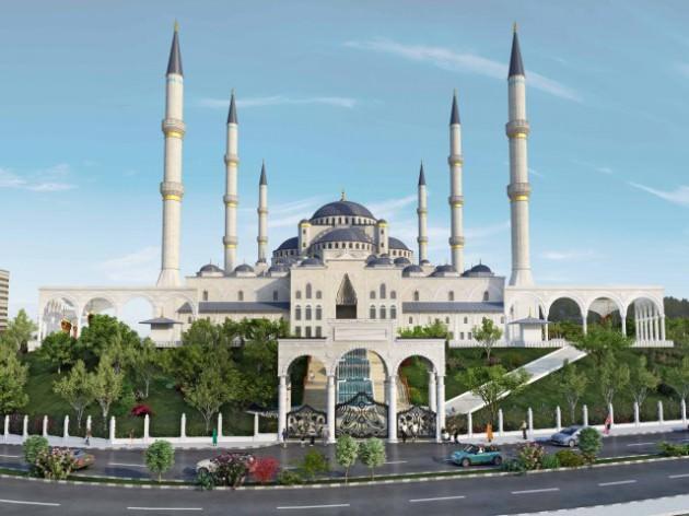 Statik projesi de tamamlanmak üzere olan Çamlıca Camisi'nin kısa bir süre sonra hafriyat çalışmaları başlayacak.