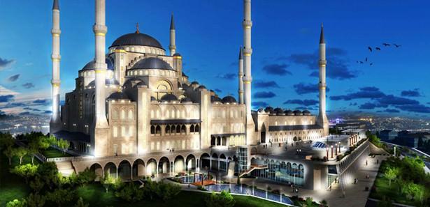 İstanbul'un yeni sembollerinden biri olmaya aday Çamlıca Camisi için ilk kazma vurulmaya hazırlanılırken, dev projenin bilgisayar ortamında oluşturulan ilk bire bir fotoğrafları da yayınlandı.