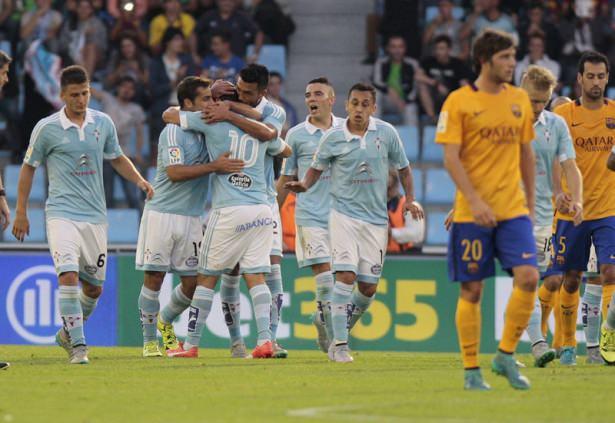 <p>La Liga'nın 5. haftasında Barcelona Celta Vigo'ya konuk oldu.</p>
<p>Büyük bir sürprize sahip olan mücadele, 4-1 Celta Vigo üstünlüğüyle noktalandı.</p>
