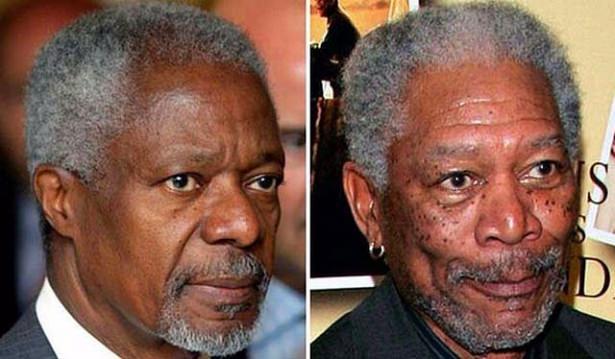 <p>Kofi Annan / Morgan Freeman</p>

<p> </p>

