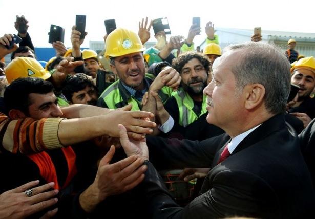 Cumhurbaşkanı Erdoğan'a sevgi seli