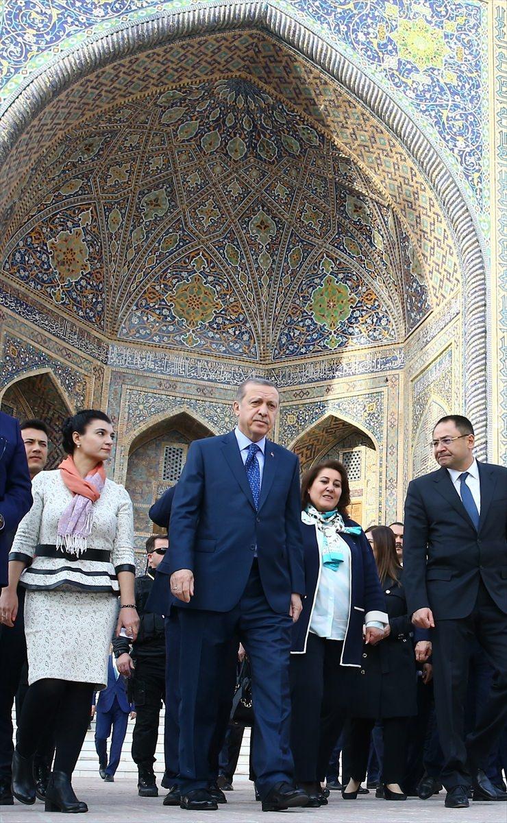 <p>Cumhurbaşkanı Recep Tayyip Erdoğan Özbekistan ziyareti sonrası yurda döndü. Geriye bu çok özel kareler kaldı...</p>

<p> </p>
