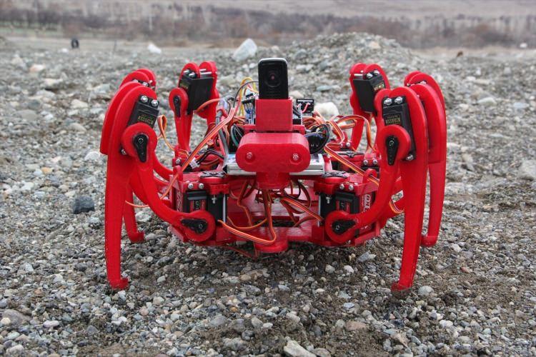 <p>Erzincan'da 2 üniversite öğrencisi, hurdacılardan topladıkları malzemelerle ürettikleri 3D yazıcı yardımıyla sarp ve engebeli arazide kolaylıkla ilerleyip "bubi tuzakları" ile kimyasal tehlike arz eden olaylara müdahale edebilecek "Örümcek Robot" imal etmeyi başardı.</p>

