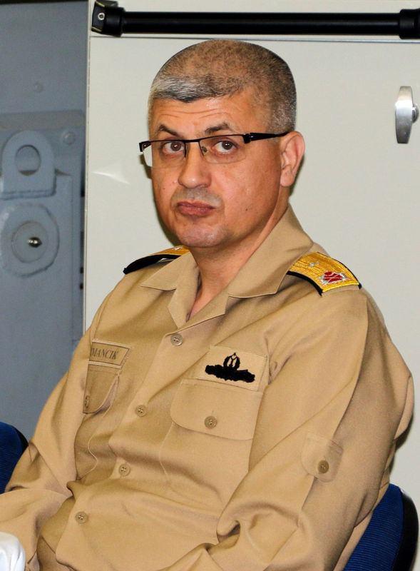 <p>İstanbul Kuzey Deniz Saha Komutanı Koramiral Ömer Faruk Harmancık</p>
