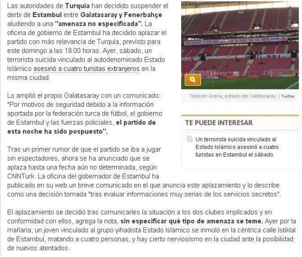 <p>Bu haber Almanya’nın ünlü haber sitesi Bild’te, İspanyol sitesi AS’ta, Marca ve Mundo Deportivo’da İtalyan Corrieredellosport, Calciomercato ile İngiliz haber sitesi Guardian’da son dakika olarak yer aldı.</p>
