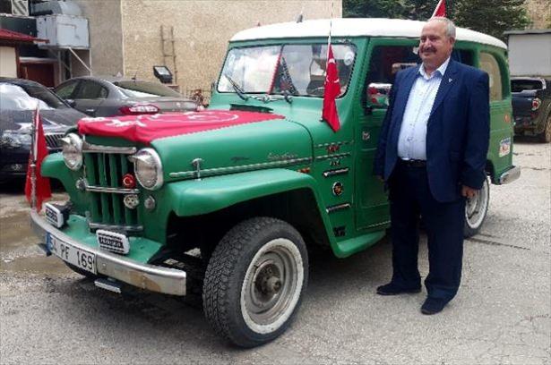 <p>Milliyetçi Hareket Partisi (MHP) Genel Başkanı Dr. Devlet Bahçeli'ye Gümüşhane'de 1952 model Willys Wagon marka jip hediye edildi.</p>

<p> </p>
