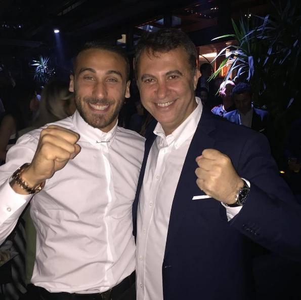 <p>Cenk Tosun & Fikret Orman</p>

<p>"O kop kop başkan"</p>
