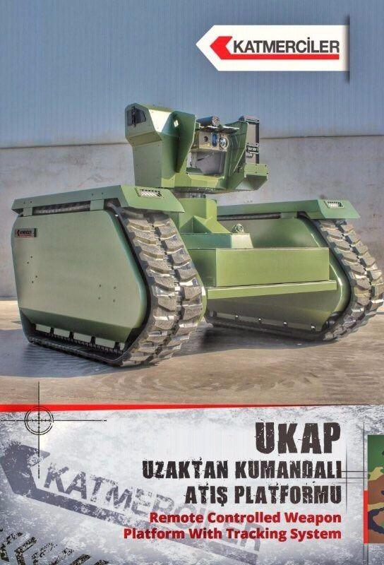 <p>Özgun insansız kara acacı üzerine inşa edilen Uzaktan Kumandalı Atış Platformu</p>
