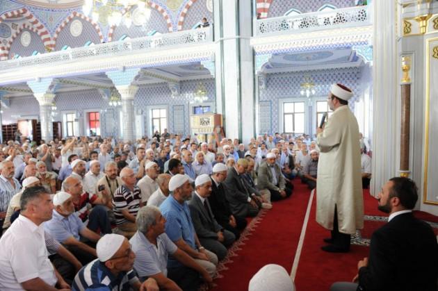 Güzeltepe Birlik Camii dualarla açıldı