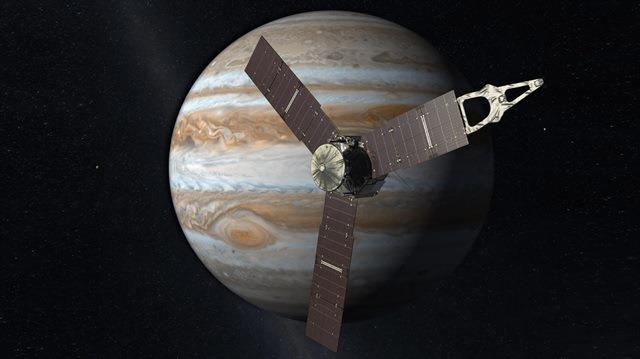 <p>NASA'nın uzay aracı Juno Jüpiter’in yörüngesine yerleşti.</p>

<p> </p>
