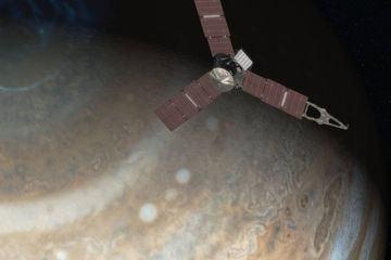<p>ABD'nin Florida eyaletinde bulunan Cape Canaveral Hava  Kuvvetleri İstasyonun’dan, Güneş Sistemi'nin en büyük gezegeni Jüpiter'in  sırlarını çözmek için 5 Ağustos 2011'de fırlatılan Amerikan Uzay ve Havacılık  Dairesi'ne (NASA) ait uzay aracı Juno, 5 yıl süren yolcuğun ardından  bu sabah Jüpiter'in  yörüngesine girdi.</p>

<p> </p>
