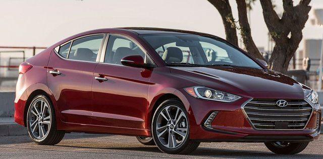 <p>16- Hyundai Elantra</p>

<p> </p>
