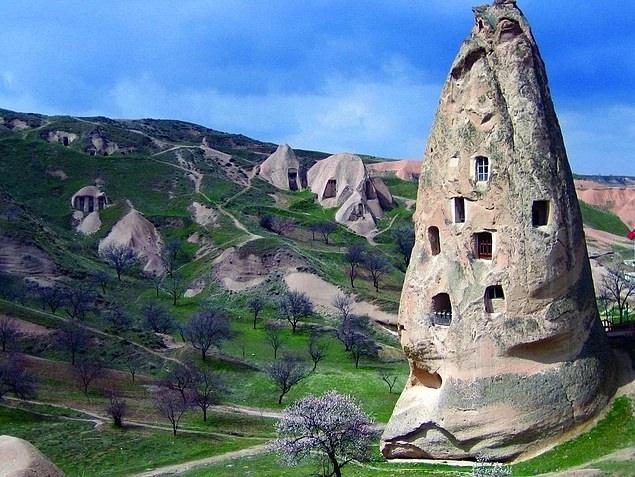 <p>Mağara Evler, Kapadokya, Türkiye</p>
