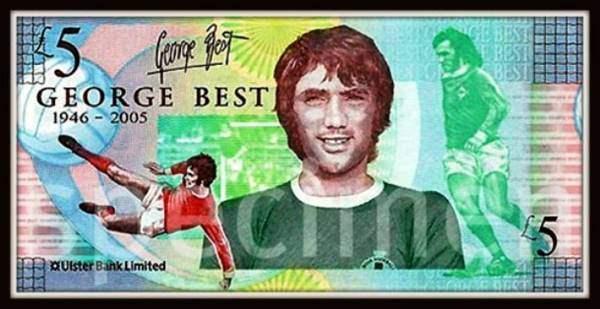 <p><strong>5 pound değil, “Best” pound</strong></p>

<p>Bu 5 poundun özelliği, üzerinde Manchester United’ın Kuzey İrlandalı futbolcusu George Best’in resminin ve imzasının bulunması. Futbolcunun Kasım 2005’teki ölümü üzerine 2006 yılında Ulster Bankası tarafından basılan banknotla futbolcu ölümsüzleştirilmek istendi.</p>
