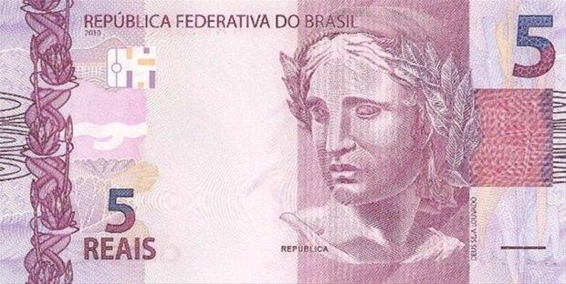 <p>5 Brezilya Reais'i</p>
