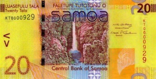 <p>Samoa 20 talası</p>
