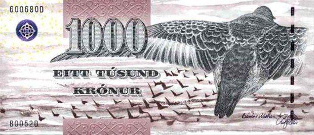 <p>1.000 Faroe Adaları Krorunu</p>
