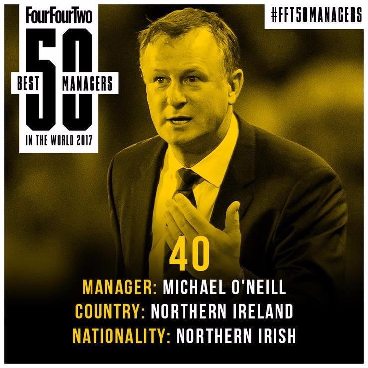 <p>40. Michael O'Neill</p>
